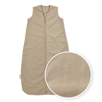 Linnen slaapzak | Ongevoerd | Taupe | 60 cm
