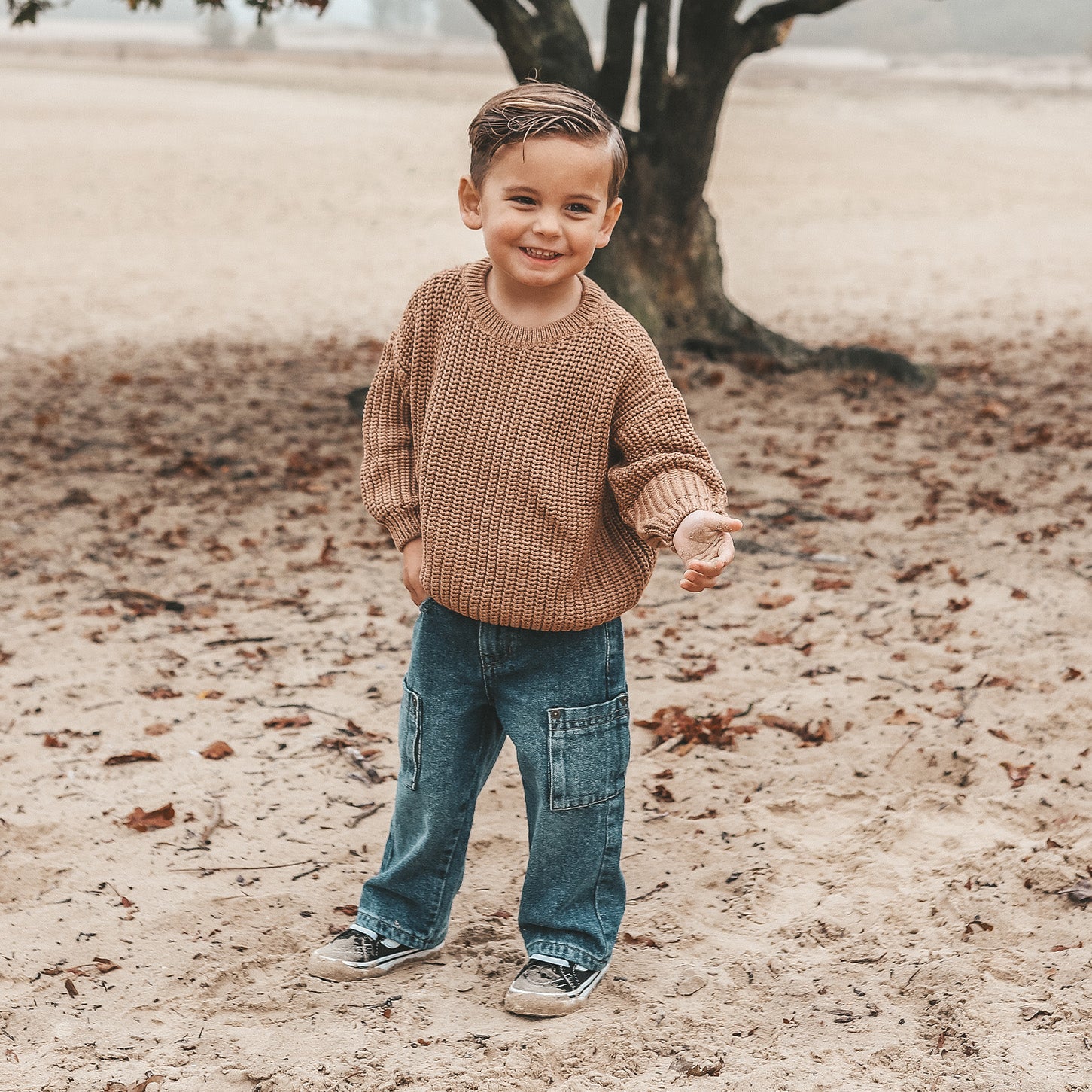 Sweater | Chunky knit | Chipmunk