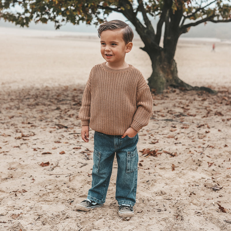 Sweater | Chunky knit | Chipmunk