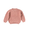 Sweater | Chunky scallop knit | Rose dawn