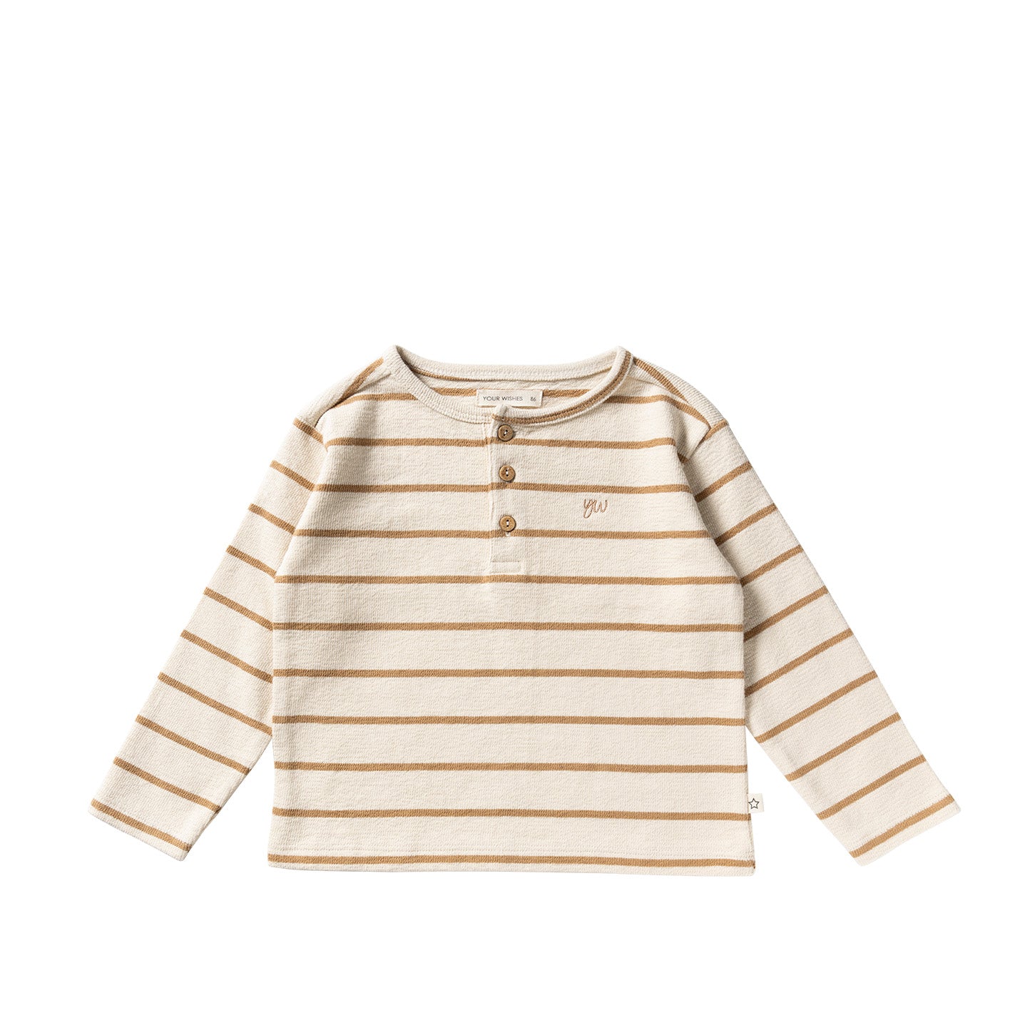 Stripe Terry | Relaxed granddad longsleeve