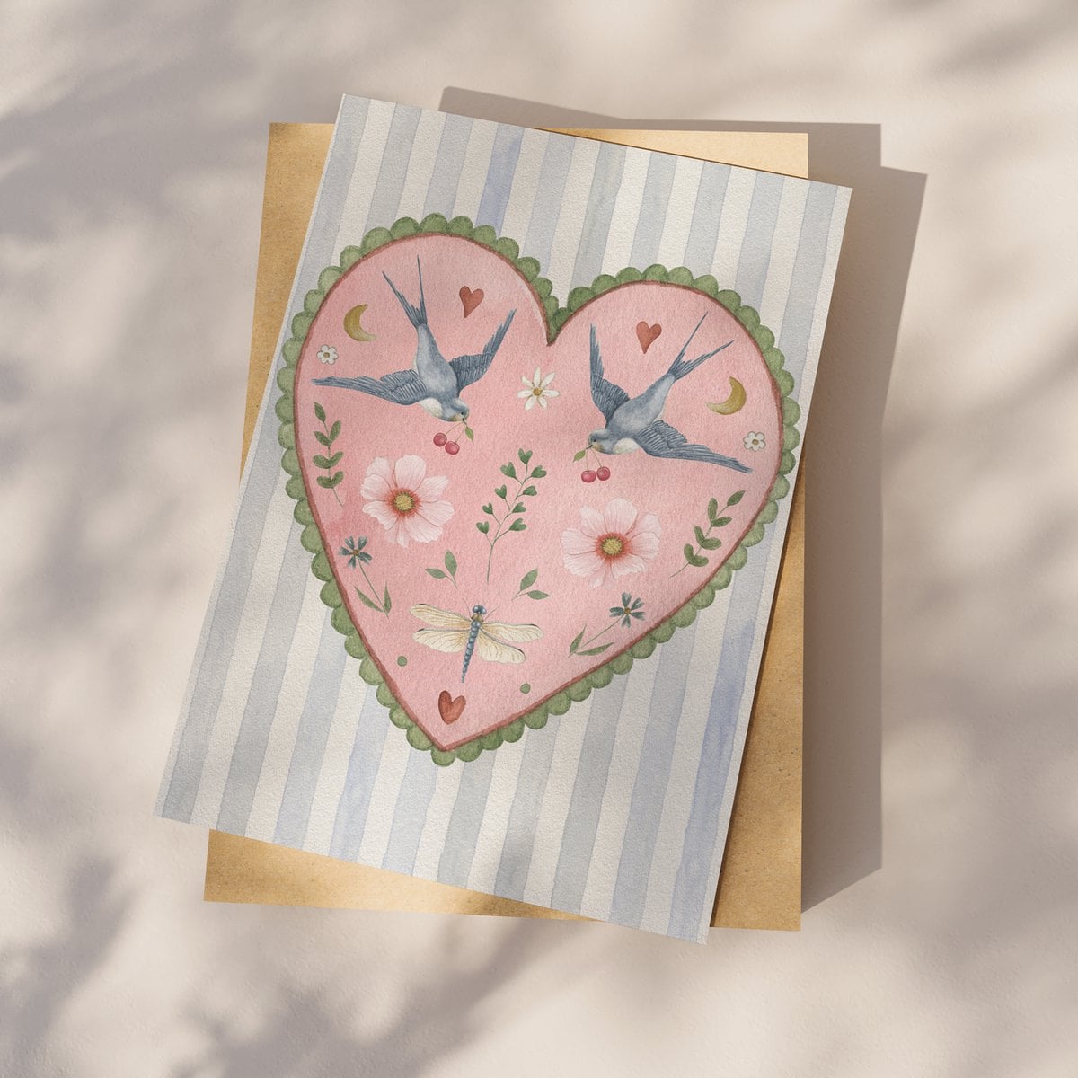 Wenskaart | Zwaluwen