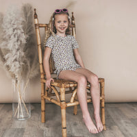 Salted Stories | Zwemkleding set voor meisjes | Sparkly flowers