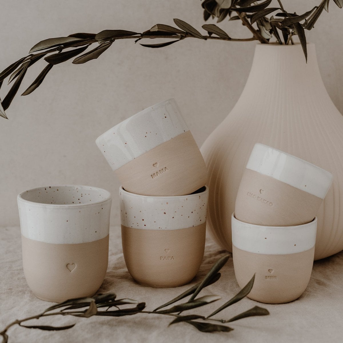 Handgemaakte mok | Hartje