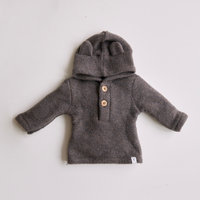 Merinowollen jasje Novy | Bruin | Maat 62/68