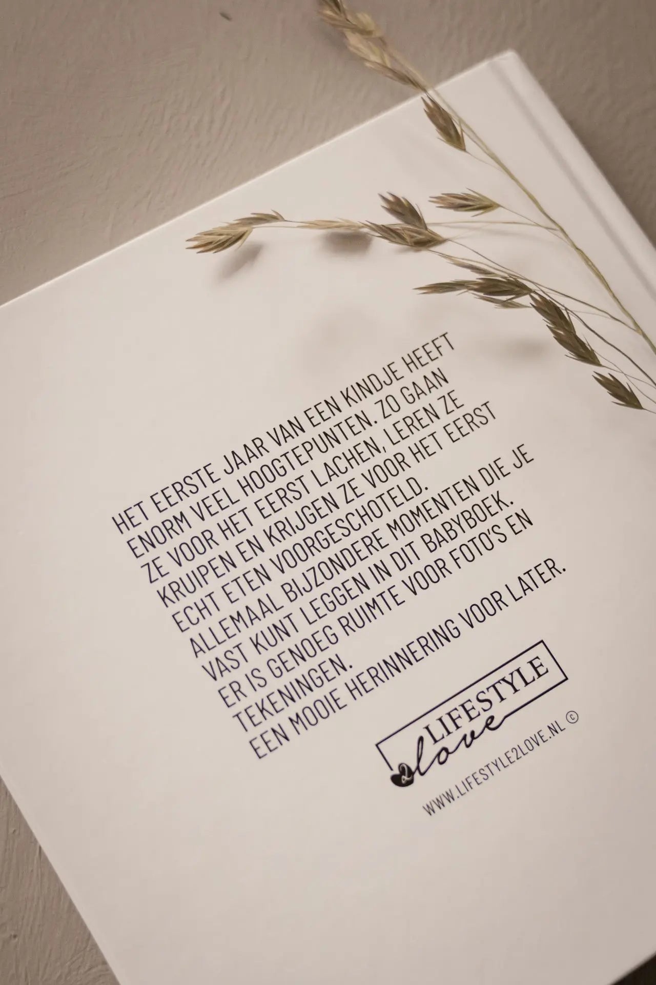 Invulboek | Babyboek | Mijn eerste jaar