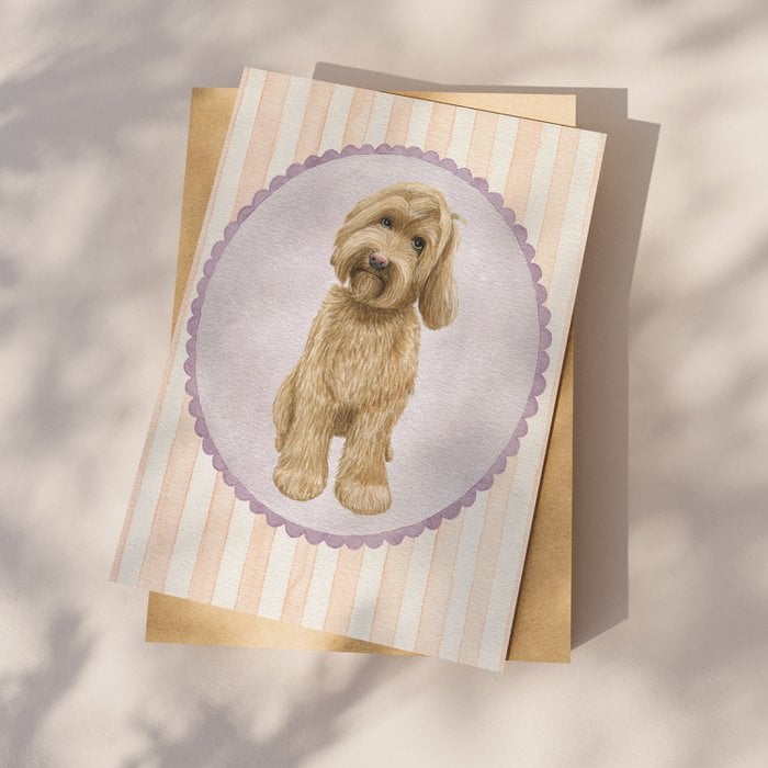 Wenskaart | Labradoodle