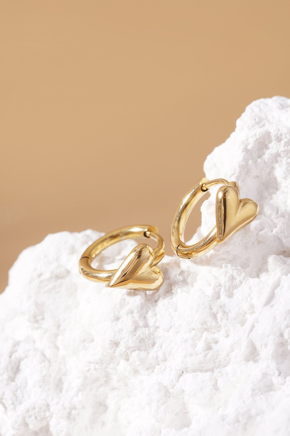 Oorbellen | Tiny heart | Goud