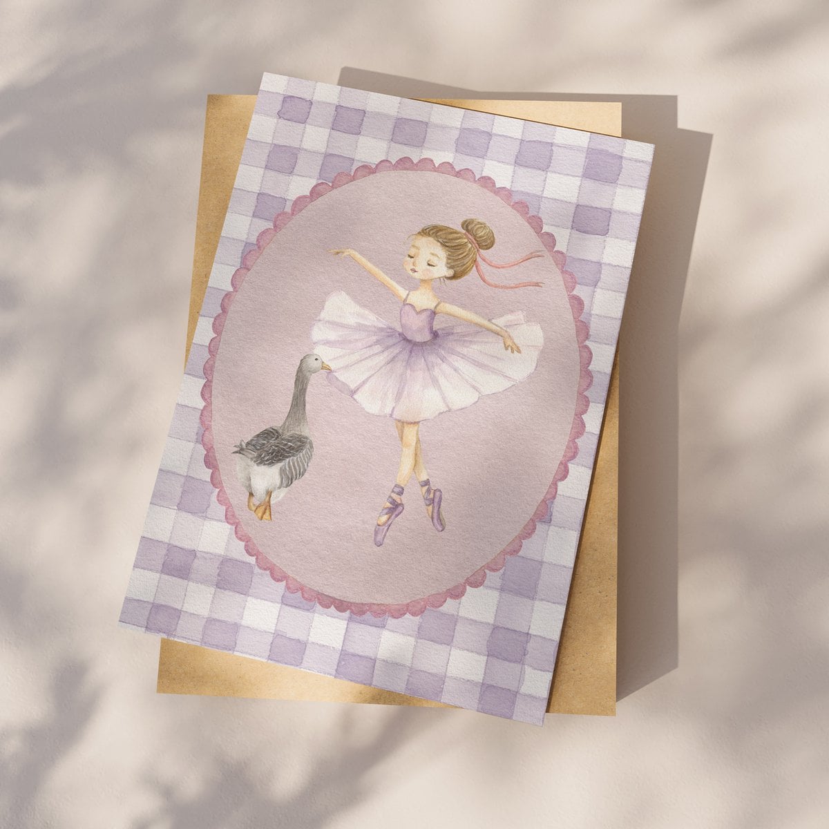 Wenskaart | Ballerina