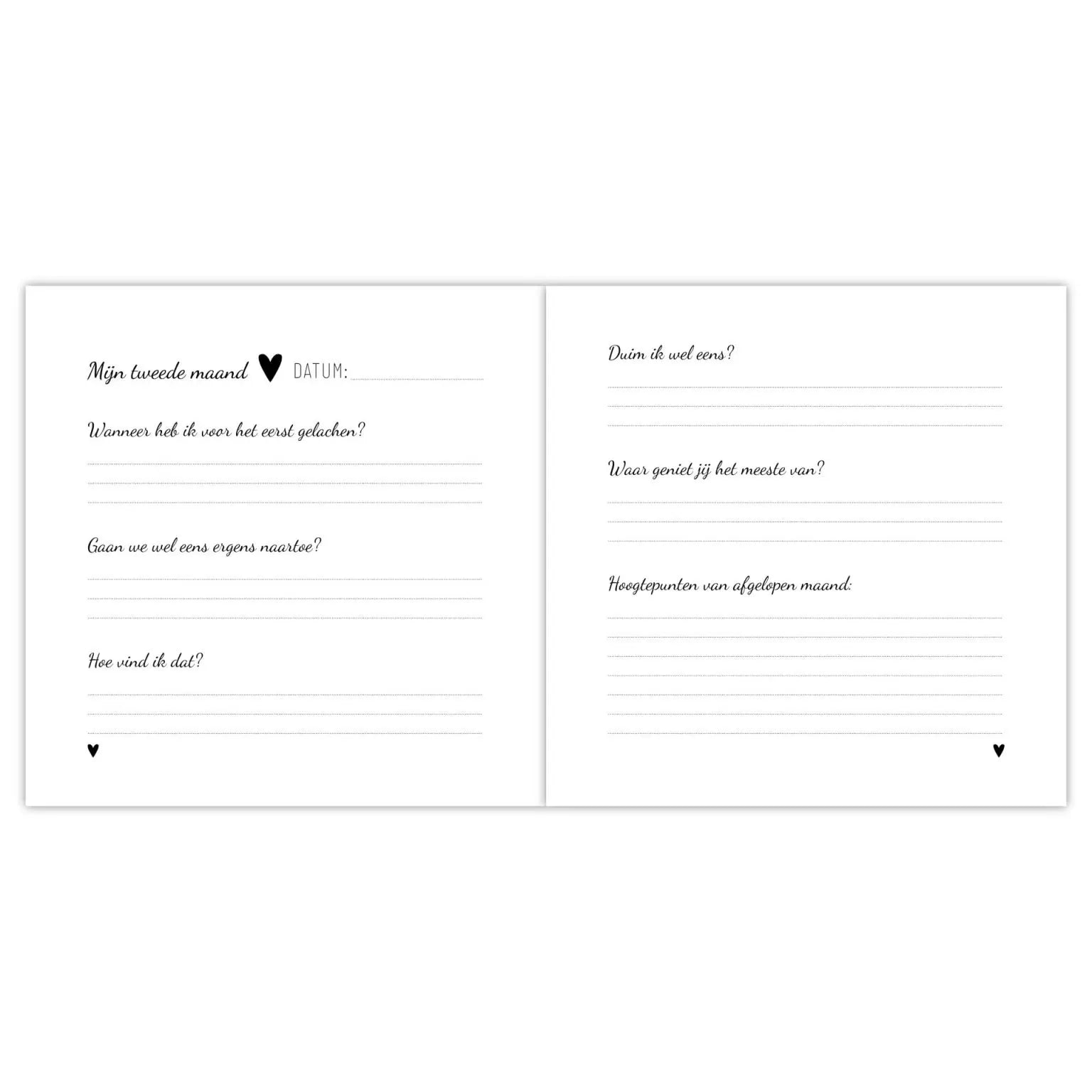 Invulboek | Babyboek | Mijn eerste jaar