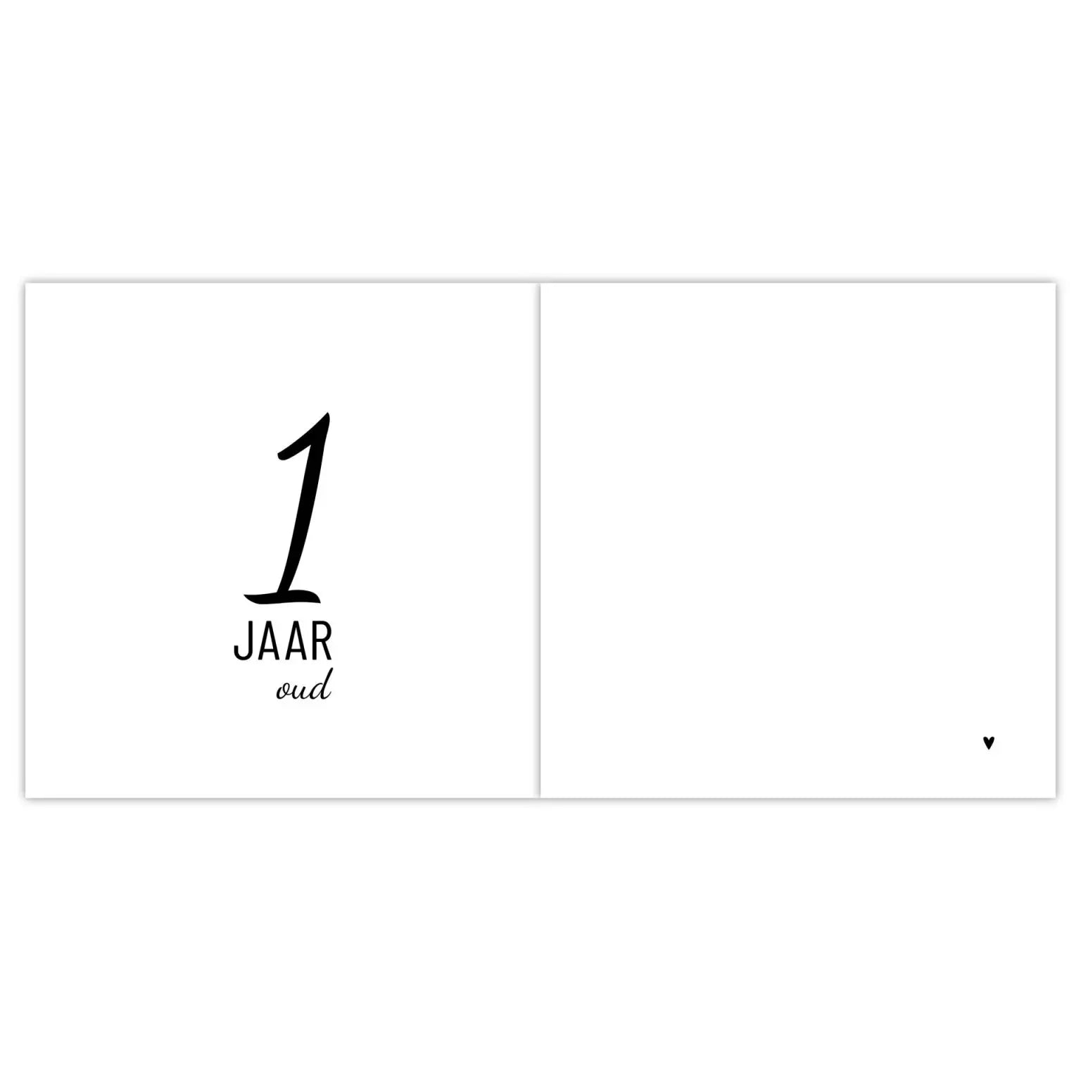 Invulboek | Babyboek | Mijn eerste jaar