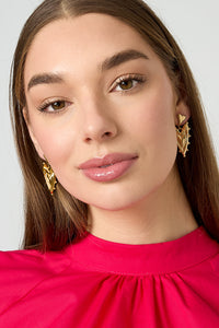 Stainless Steel Drop Earrings Heart Casual Daily Simple Series Women's jewelry