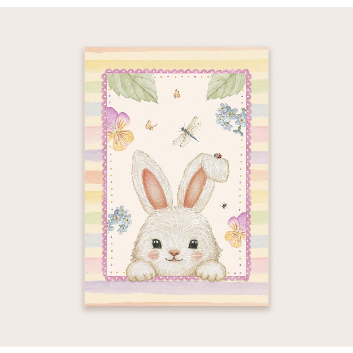 Wenskaart | Lentekonijntje