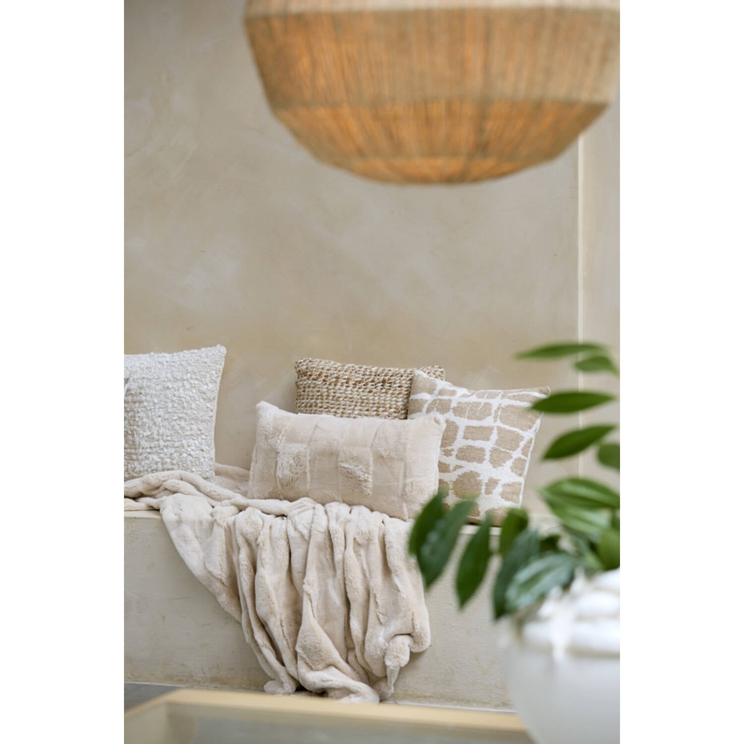 Sierkussen Combarro | Crème