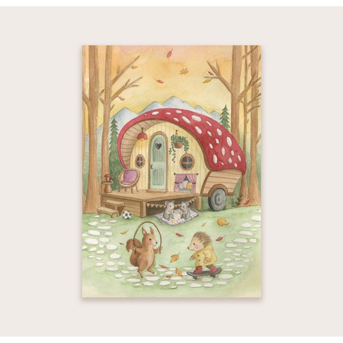 Wenskaart | Buitenspelen