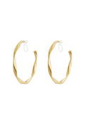 Twist Hoops Clip Earrings