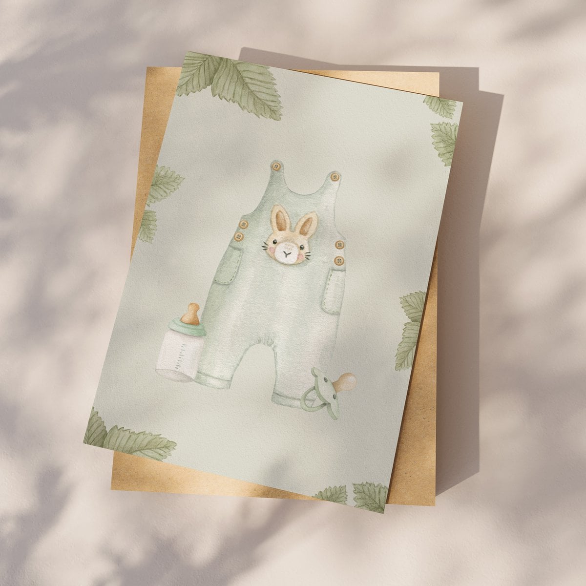 Wenskaart | Baby outfit