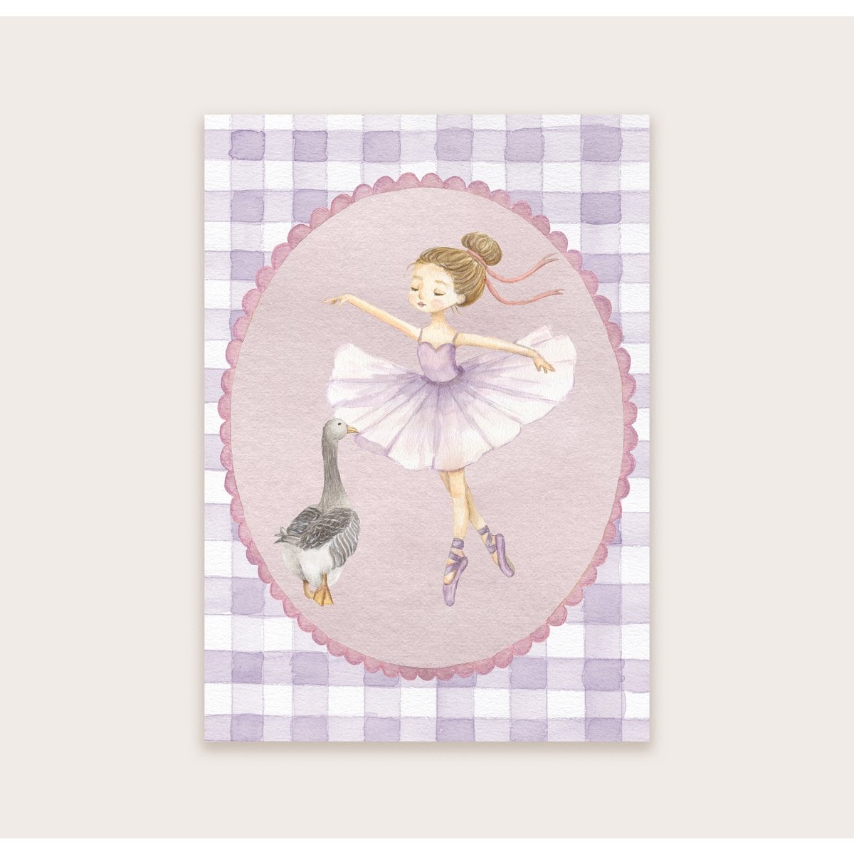 Wenskaart | Ballerina