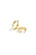 Heart hoop earrings