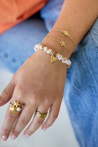 Stone Beaded Bracelets Heart Vacation Daily Romantic Series Women's jewelry