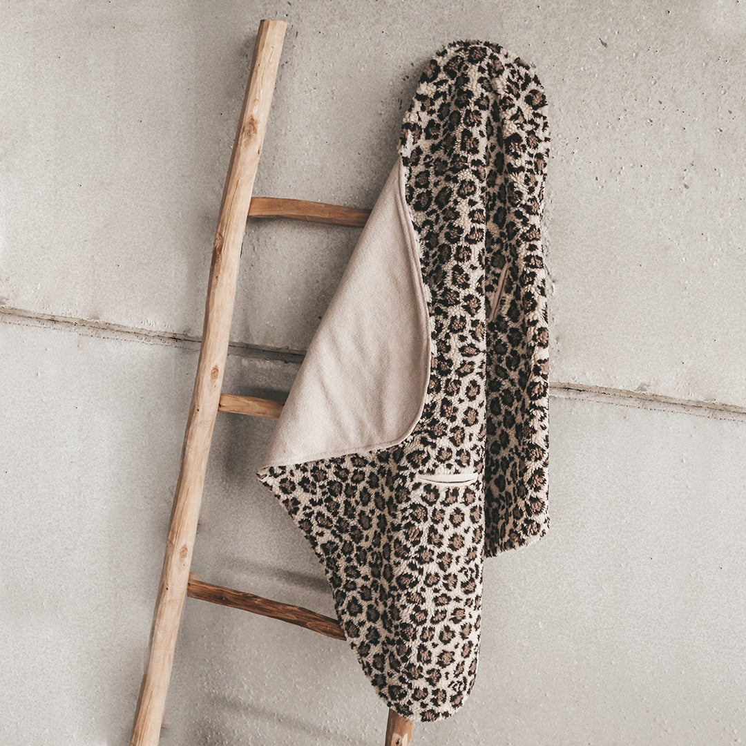 Wikkeldeken | Teddy leopard