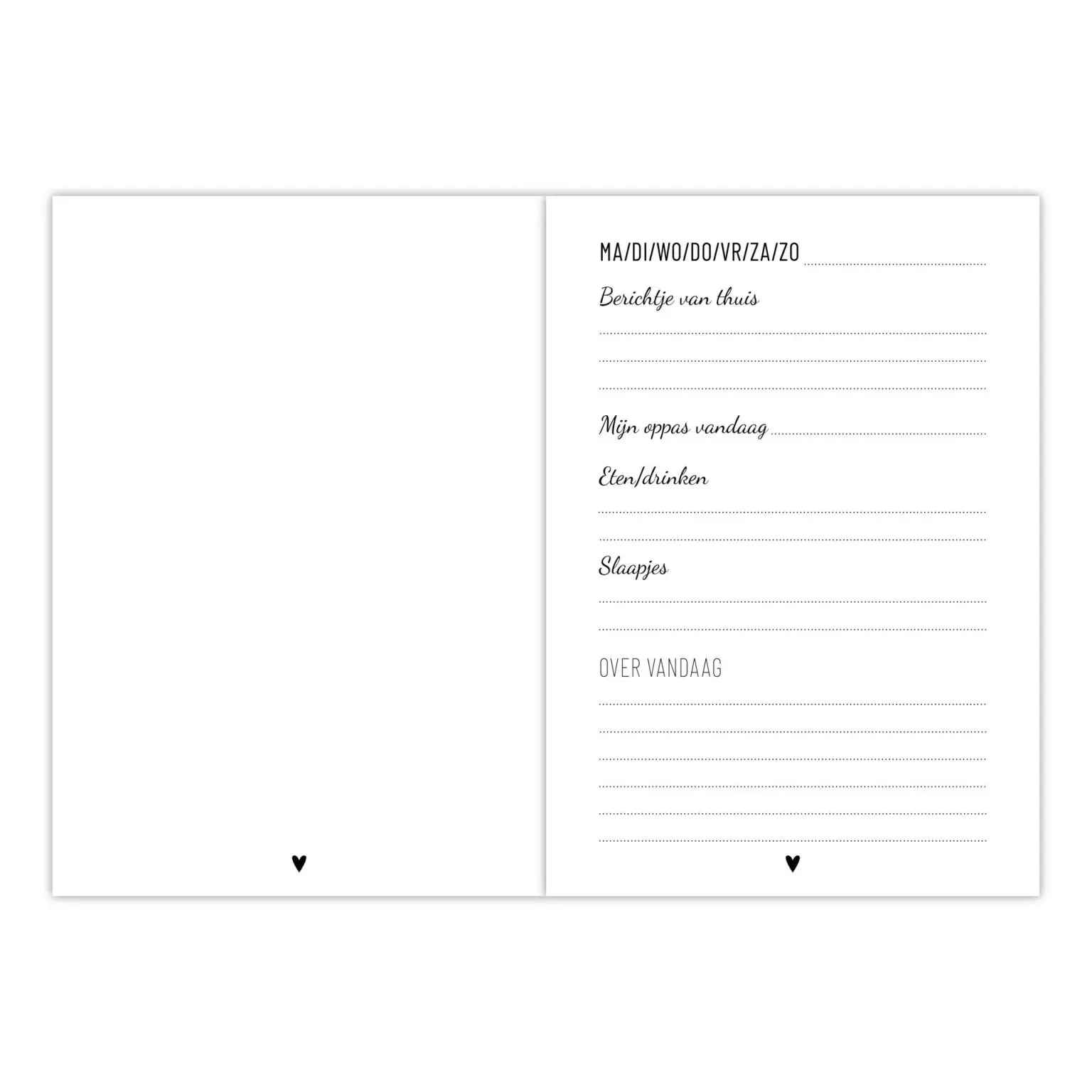 Invulboek | Oppas | Zo was mijn dag