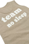 Jumper Team No Sleep | Diverse maten | Taupe