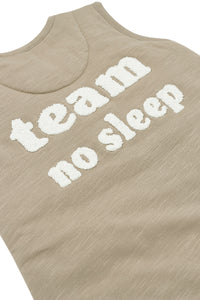 Jumper Team No Sleep | Diverse maten | Taupe