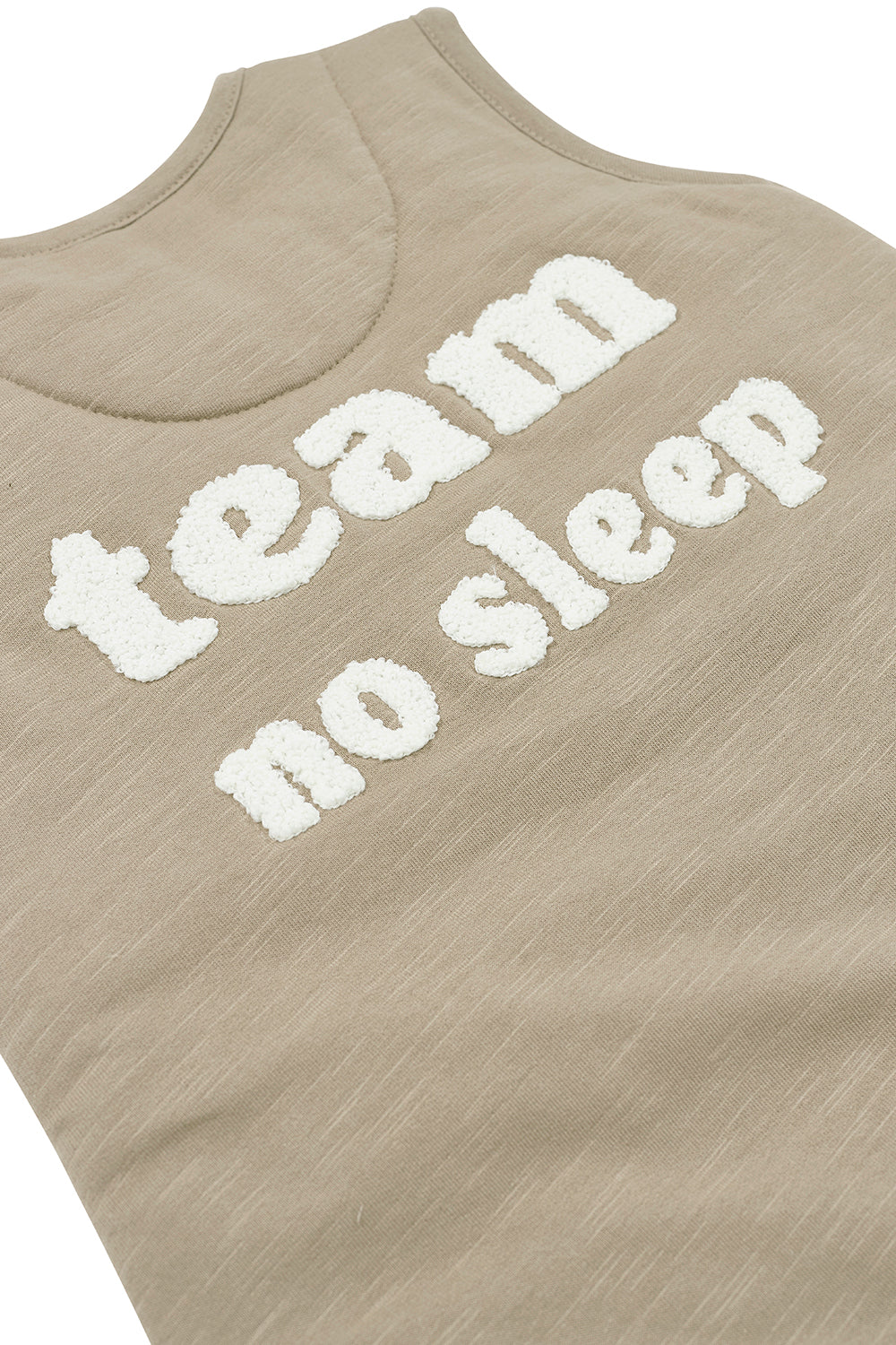 Jumper | Team no sleep | Gevoerd | Taupe