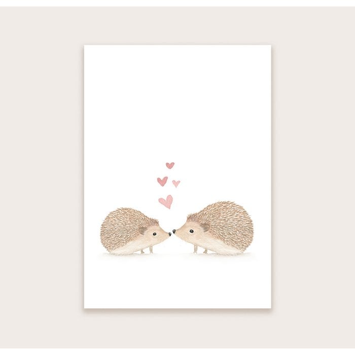 Wenskaart | Egeltjes