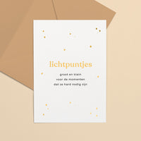Enkele kaart | Lichtpuntjes