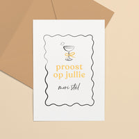 Enkele kaart | Proost op jullie, mooi stel