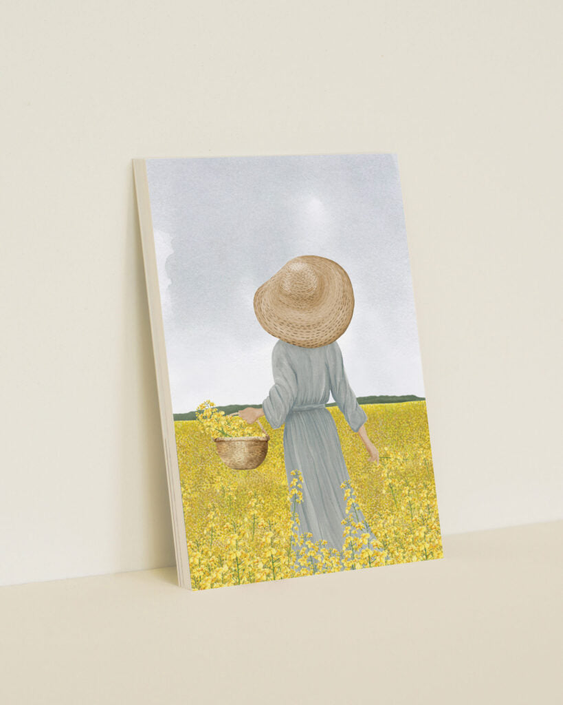 Wenskaart | Bloemenzee | A5