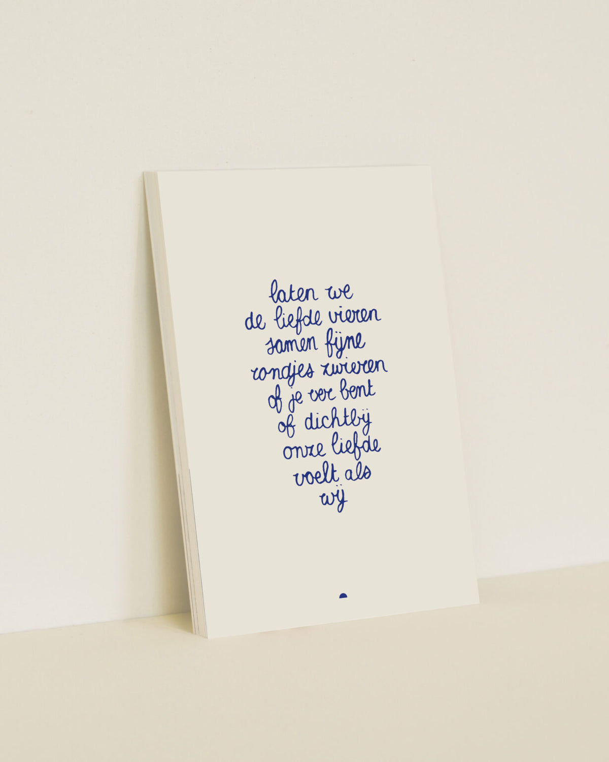 Enkele kaart met envelop | De liefde vieren