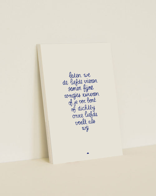 Enkele kaart met envelop | De liefde vieren