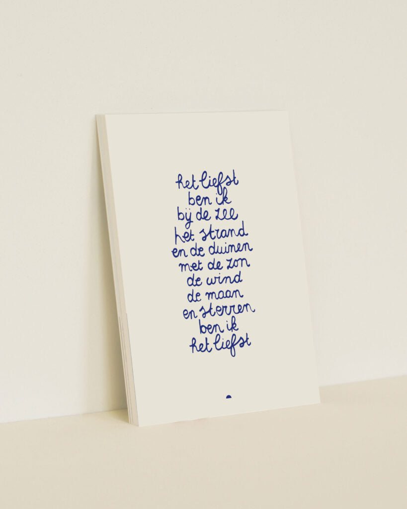 Wenskaart | Het liefst | A6