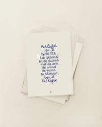 Wenskaart | Het liefst | A6