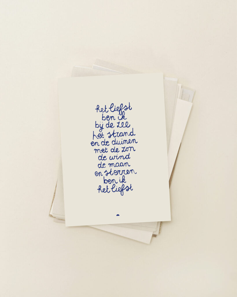 Wenskaart | Het liefst | A6