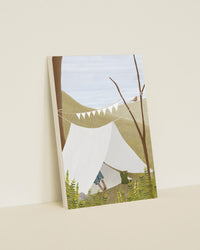 Wenskaart | Hut bouwen | A6