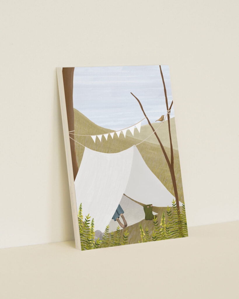 Wenskaart | Hut bouwen | A6