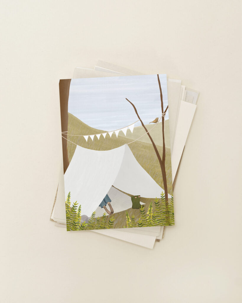 Wenskaart | Hut bouwen | A6