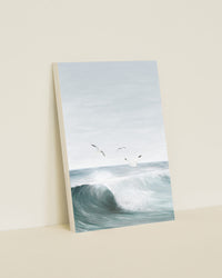 Wenskaart | Op de golven | A6