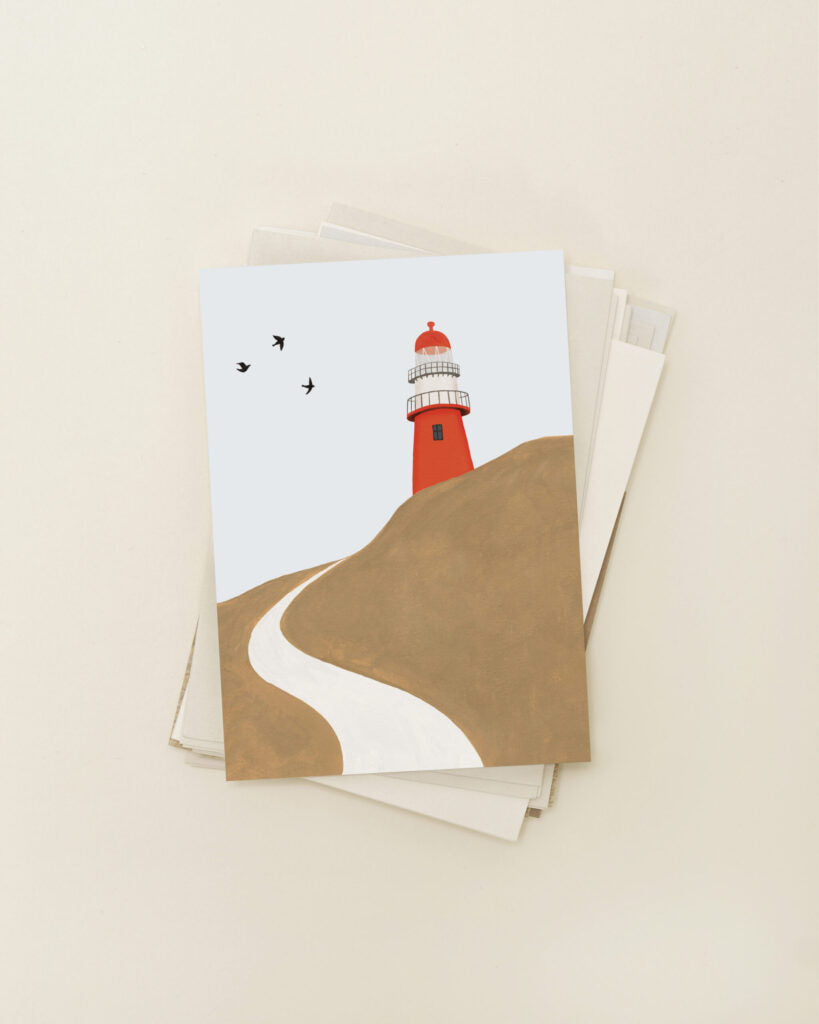 Wenskaart | Vuurtoren | A6