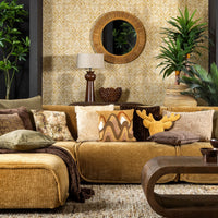 Pre-order | Sierkussen Mouna | 45 x 45 cm | Honey mustard