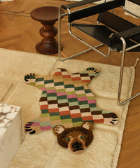 Pre-order | Vloerkleed | Archie check bear