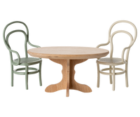 Maileg | Oval dining table | Mouse | Nature