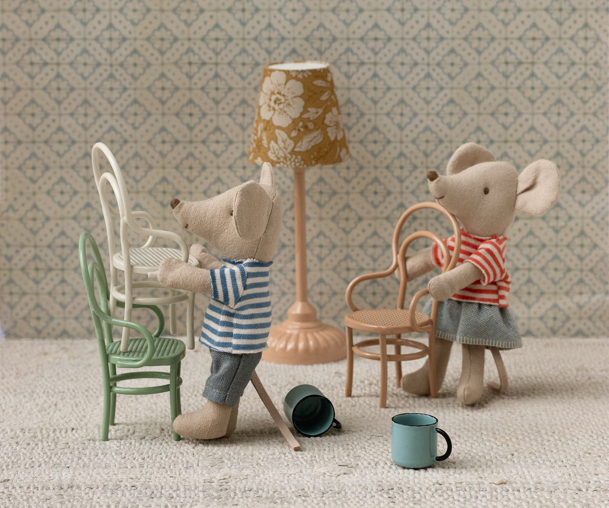 Maileg | Vintage chair | Mouse | Dark powder