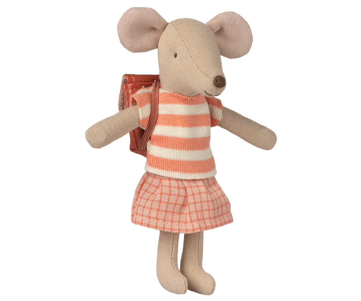 Maileg | Tricycle mouse | Big sister | Coral