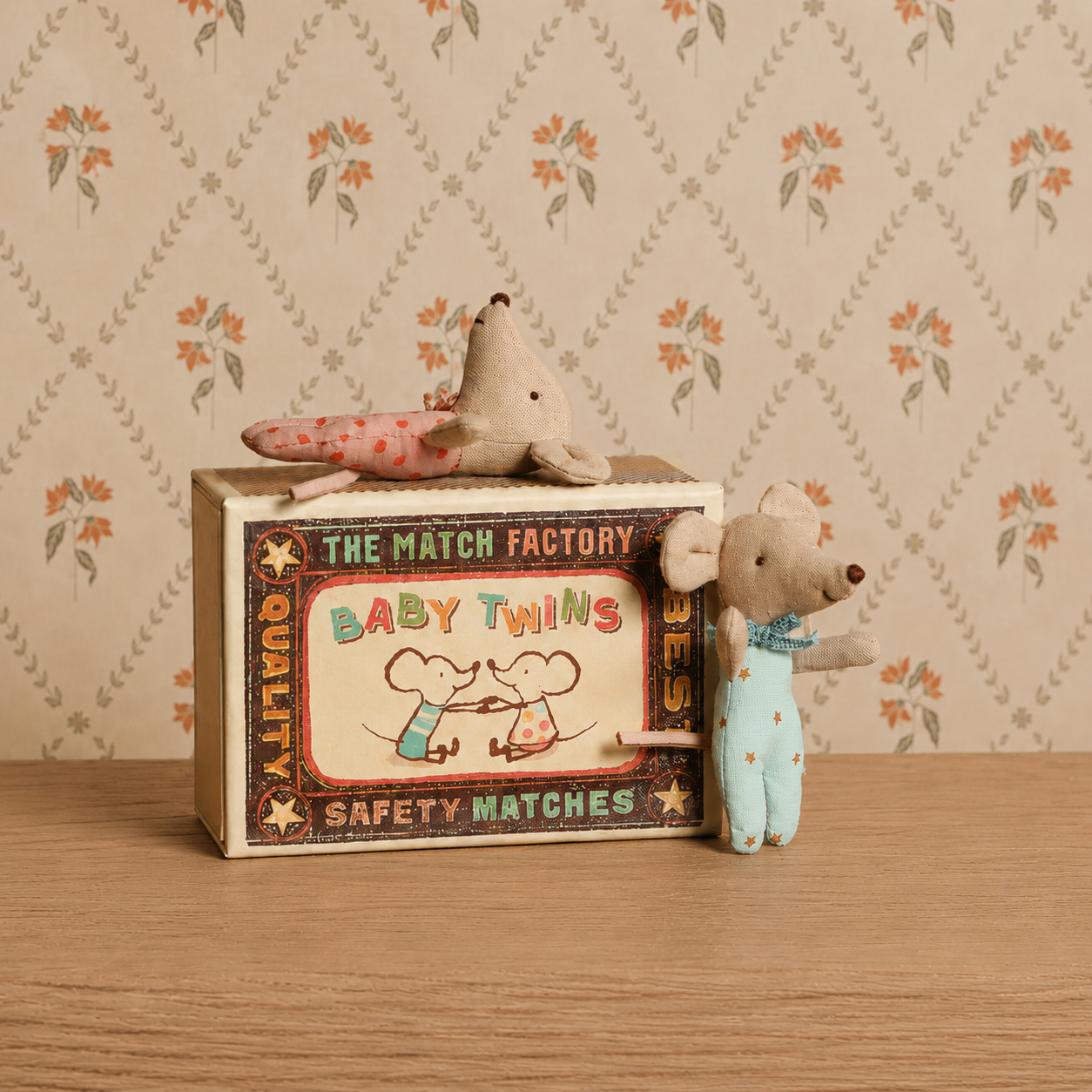 Maileg | Baby tweeling muis in luciferdoosje