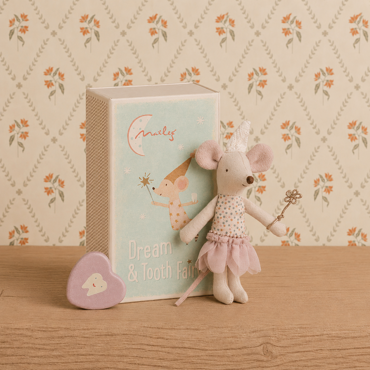 Maileg | Tandenfee muis in luciferdoosje | Kleine zus